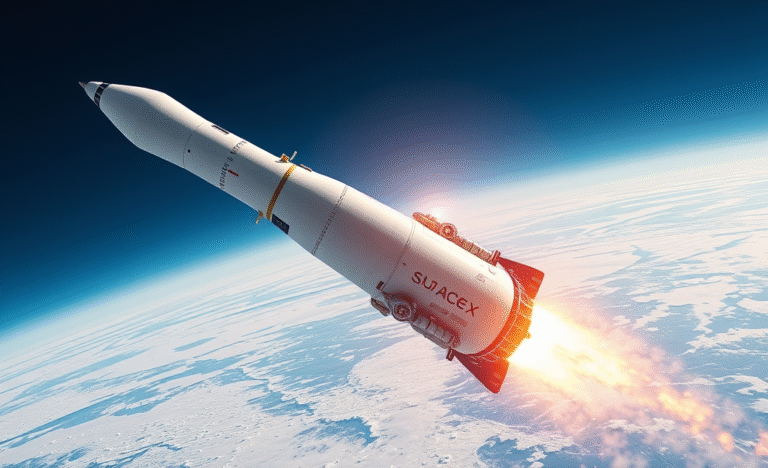 Fram2 private astronaut mission launched aboard SpaceX Falcon 9 into polar retrograde orbit with astronauts.